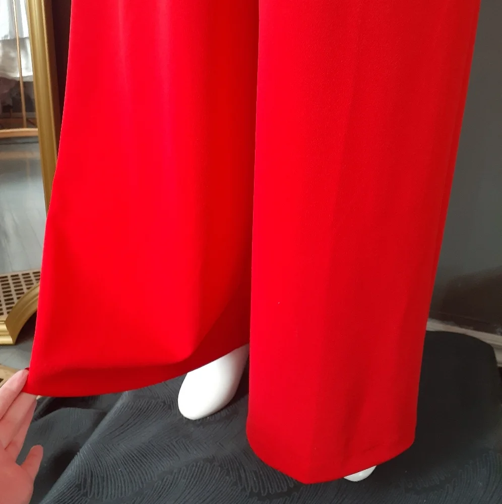 Zara Red Sleeveless Jumpsuit - Picture 8 of 16
